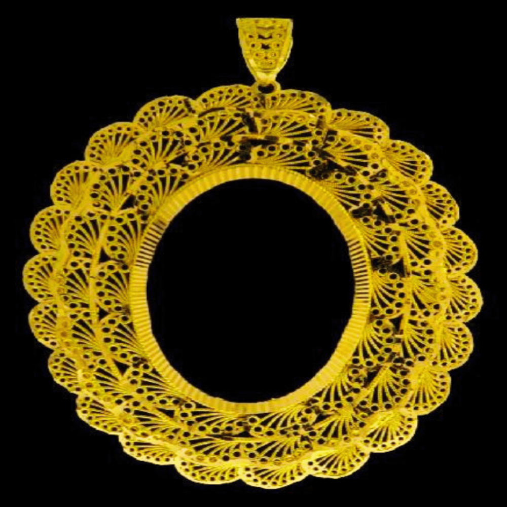 21K Gold Ounce Frame